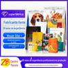 [Personalizado] Saco de Embalagem Selado em Oito Lados, Saco de Plástico com Folha de Alumínio, Chá, Alimentos, Ração para Gato, Ração para Cão, Saco com Válvula de Ar Autovedante