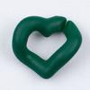 Acrílico plástico 21*19mm mão-feltro pintura Macaron pêssego amor corrente fivela DIY jóias acessórios shell do telefone móvel