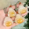 Pingente de Jade Dourado da Paz de Xinjiang para Mulheres, Pingente de Jade Wushipai Açúcar Mascavo Colorido Nuvem Auspiciosa para Casais, Homens e Mulheres