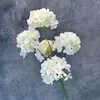 Flores artificiales de hortensia de múltiples cabezas para arreglos de boda, decoración de ventanas, arreglos florales, flores de seda hechas a mano, adornos de flores artificiales transfronterizos al por mayor