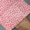 Impressão Exquisita Estampa de Leopardo Papel Sydney Ins Estilo Papel de Embrulho Rosa para Roupas Papel Colorido à Prova de Umidade Embalagem Interna Papel de Embrulho