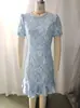 Vestido de Moda Elegante Versátil Casual para Viajar de Verano Nuevo Ajustado al Cuerpo que Resalta la Figura hasta la Rodilla, Transfronterizo Europeo y Americano
