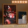 Jackson Yi Espejo Periférico Iluminación Pintura Espejo de Maquillaje Marco de Fotos Luminoso Pintura Decoración de Ceremonia Adornos Pintura de Luz Nocturna