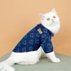 Camisa de mezclilla para gato al por mayor Cuerda de tracción Teddy Fadou Mascota Perro Gato Ropa Perro Pequeño y Mediano Productos para Perro
