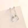 Aretes de Plata Esterlina para Mujer 2025 Nuevos de Moda con Borla Larga Coreanos Elegantes Aretes Populares de Estrella Luna