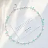 El Mago de Oz Francés Destacado Retro Swarovski Perla Color Cristal Collar Cadena Clavícula Gargantilla