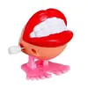 Relógio de Dentes Saltitantes Brinquedo de Corda Dentes Saltitantes Dentes de Fantasma Vampiro Halloween Natal Pequeno Presente Brinquedo de Corda
