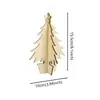 Árbol de Navidad de Madera Tridimensional Transfronterizo Hecho a Mano DIY Ensamblado Árbol de Navidad de Madera Decoraciones de Escritorio Navideñas