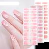 Zhengxiang Pegatinas Europeas y Americanas para Uñas Impermeables Imitación Diamante Estampado en Caliente 22 Películas de Esmalte de Uñas Celebridades de Internet Japonesas y Coreanas Ins Pegatinas de Arte de Uñas Transfronterizo