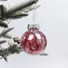 Suprimentos de Natal PET transparente bola de Natal bola de plástico bola de Natal caixa de presente decorações de árvore de Natal peças penduradas