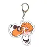 Chaveiro de Jogador de Vôlei Periféricos de Anime Hinata Shoyo Hiyoshi Ryouta Kousha Yanagi Kuroo Tetsurou Pingente