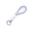Colgante Llavero de Cuerda Trenzada de Nylon Anudada Bloque de Color Correa Corta para Teléfono Desmontable Accesorio de Correa Colgante Anti-Pérdida