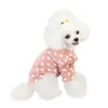 Nova Roupa Camiseta para Gatos e Cachorros de Estimação para Poodles, Teddy, Yorkshire Terriers, Schnauzers, Camisas de Duas Pernas, Camisa Base em Formato de Coração