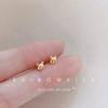 Puedes usar aretes pequeños invisibles para el trabajo. Pequeño amor y personalidad. Aretes sencillos de plata esterlina para estudiantes. Para todos los estilos para hombres y mujeres