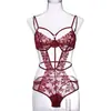 Lencería Sexy Puro Deseo Sexy Maduro Encaje Transparente No Quitar Push-Up Realzador Body Transfronterizo para Mujeres 2025 Boda