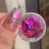Manicura Transfronteriza Nuevo Producto Polvo Ópalo Ámbar Color Destello Aurora Polvo Terciopelo Nieve Polvo de Brocado Nube Ultradelgado Joyería para Manicura