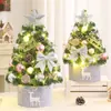 Decoración Navideña de Amazon 45cm60cm Árbol de Navidad Árbol de PVC Adornos de Escritorio Mini Árbol de Navidad Paquete
