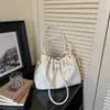 Direto do fabricante: Bolsa de balde grande e moderna para mulheres, nova versão coreana da moda 2026, bolsa de ombro vintage versátil
