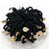 Elásticos de Cabelo Sem Costura Estilo Coreano Faixas de Cabelo Pretas Alta Elasticidade Fábrica de Acessórios de Cabelo Atacado Anéis de Cabelo Tiara Básica