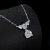 Collar de Plata de Ley S999 Gota de Agua Lujo Ligero Nicho Ins Cadena para Clavícula de Suéter Cadena para Clavícula de Mujer Diseño Simple Sentido de Alta Calidad Collar Joyería