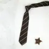 Jk Sencillo Corbata de Lazo Japonesa Hecha a Mano Corbata Larga para Hombre Corbata de Lazo Larga para Mujer Estilo Real Perezoso Académico Rojo Dorado Combinación Perfecta