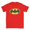[Código Europeo Transfronterizo] Camiseta para Hombre con Logo de Símbolo Bateado Camiseta Divertida Cuello Redondo Camiseta de Dibujos Animados Manga Corta Ropa 6X