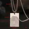 Colares de Letras em Aço Inoxidável Europeus e Americanos, Pingentes Geométricos em Aço Titânio, Estilo Unissex, Acessórios Personalizados à Prova d'Água, Joias de Ouro Real Transfronteiriças