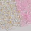 Pulseira de contas de osmanthus de vidro perfurado de cor AB degradê, tamanho pequeno, brincos, adorno de cabeça, material de acessórios de joias DIY feminino