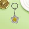 Série Flor Criativa Chaveiro temuPVC Borracha Macia DIY Decorativo Criativo Chaveiro Pequeno Presente Mochila Chave