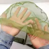 Pegamento verde anti-colgante antiadherente fácil de secar cabeza de red de copia Anillo plegable de red Red de pesca Pesca Protección aparejo de pesca ojo grueso