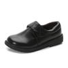 Zapatos de Cuero Negro para Estudiantes para Niños y Niñas, Zapatos de Rendimiento para Niños, Zapatos de Invierno para Niños con Forro Polar Estilo Británico