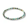 Producto Transfronterizo Más Vendido de Amazon, Pulsera Sencilla de Cuentas de Cobre para Mujer, Estilo Bohemio de Moda, Joyería Versátil para Apilar