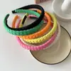Nueva Diadema de Esponja para Lavado Facial de Color Caramelo Accesorios para el Cabello Diadema Rejilla de Burbujas