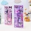 Set Combinado de Bolígrafos de Seis Colores Stitch Bolígrafo Cinta Correctora Suministros de Papelería Kuromi Bolígrafo Multicolor Papelería para Agenda