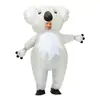Disfraz Inflable de Tritón Rosa Koala de Halloween Transfronterizo Muñeco de Dibujos Animados Divertido Disfraz Inflable de Cuerpo Completo Disfraz de Graduación