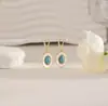 Novo Colar de Pérolas de Cristal Turquesa Feminino Empilhado Elegante Contas de Vidro Elegantes Acessórios para o Dia a Dia Colar Atacado