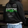 Moletom Oversized Novo Gótico Transfronteiriço Manga Longa Harajuku Unissex Estético Hip-Hop Retrô Friends Inverno