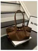 Bolso tote vintage de mujer estilo coreano con estampado de leopardo, bolso de hombro suave de cuero de gran capacidad para el trabajo, bolso casual para el antebrazo
