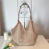 Bolsa de Verão Transfronteiriça de Tricô Tecido com Laço para Mulheres 2026 Nova Bolsa de Ombro Único para Compras Bolsa de Praia Casual Bolsa Tote