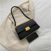 Bolso de Mano de Moda para Mujer Otoño e Invierno Nuevo Bolso de Hombro con Patrón de Piedra Bolso de Axila Sencillo y Moderno Bolso Cruzado para Mujer