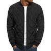 Comercio exterior Chaqueta casual para hombre 2020 talla europea transfronteriza chaqueta slim para hombre de color sólido acolchada con rombos al por mayor