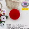 Suministro Listo de Bolas de Pelo de Conejo Rex Imitación de 4-9 cm, Coloridos Accesorios para Joyería DIY, Bolas de Felpa, Colgantes para Equipaje, Accesorios para Ropa