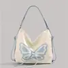 Bolso de Mariposa de Nicho para Mujer 2026 Nueva Moda Versátil Bolso de Hombro Cruzado Debajo del Brazo Bolso para Estudiante Viajero