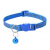 Collar Reflectante Nocturno para Mascota con Cascabel Collar para Gato Perro Gato Collar Ajustable Hebilla de Seguridad Anti-asfixia Collar