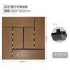 Deck de Compuesto para Patios Exteriores y Jardines, Sistema de Instalación Propia Click-Lock, No Requiere Viguetas, Renovación de Balcones, Piso Impermeable y Anticorrosivo Entrelazado