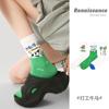 Calcetines originales de mujer estilo Renacimiento primavera y verano calcetines de tubo de burros y caballos calcetines blancos sin costuras de algodón peinado para mujer