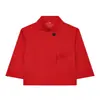 Comercio Exterior Venta al por mayor Transfronteriza 2026 Nuevo Primavera Verano Moda Europea Americana Estilo Simple Color Sólido Chaqueta Superior de Traje Corto