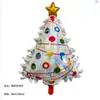 Globos de Navidad Papel de Aluminio Papá Noel Renos Navideños Muñeco de Nieve Árbol de Navidad Dibujos Animados Arreglo Decoración Inflable