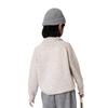 Suéter de punto para niños con media cremallera, color liso, cuello de solapa, tejido de punto, nuevo estilo 2025, tejido de punto para niños y niñas, tops casuales para niños