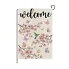 Bandera de Jardín de Pascua Personalizada al por Mayor Decorativa para Exteriores y Patios Bandera Impresa con Patrón de Corazón Bandera de Jardín